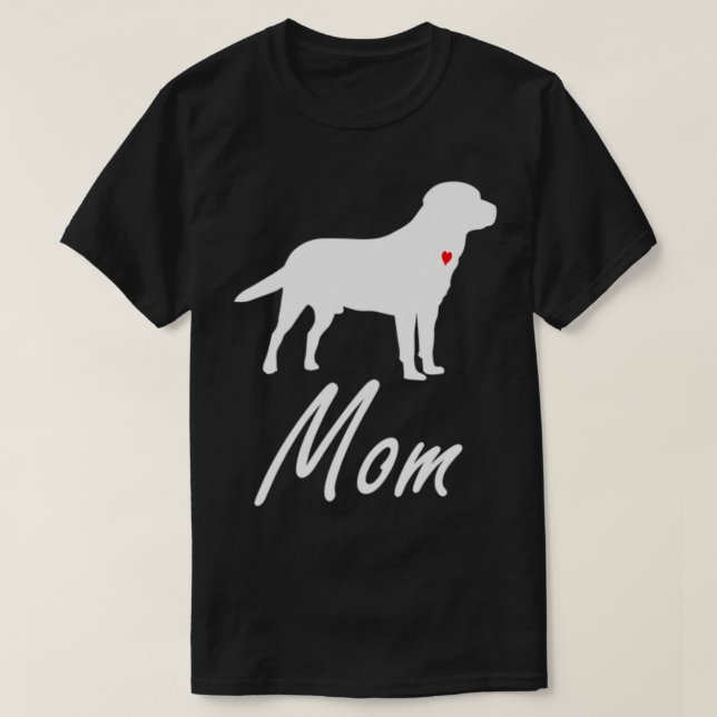 T-shirt Femme Labrador Retriever Lab Chien Mère Maman (Design devant)