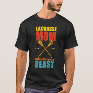 T-shirt Femme Lacrosse Maman Graphique Cette Beauté A Élev