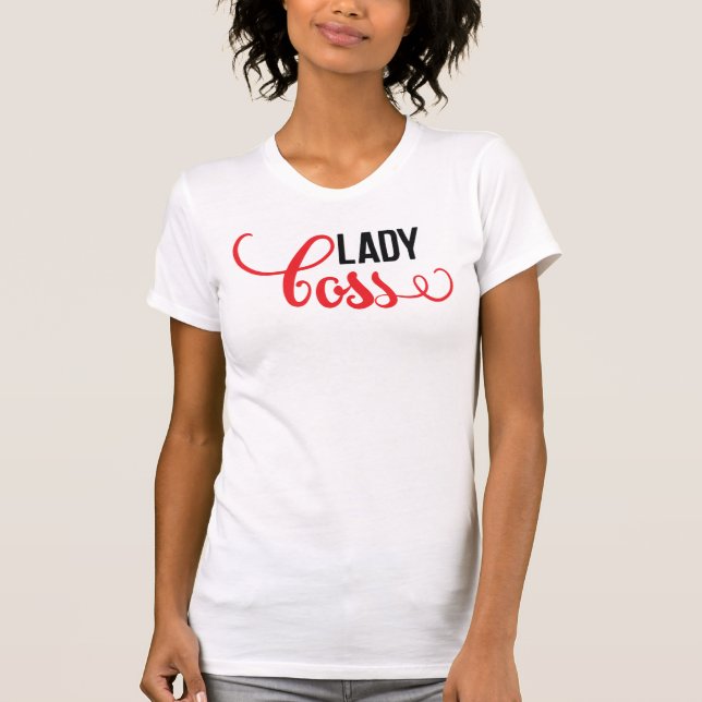 T-shirt femme Lady Boss Sassy (Devant)