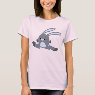 T-shirt femme lapin de dessin animé mignon courant