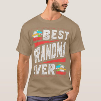 T-shirt Femme Lecture Meilleure Grand-mère Louveur de livr