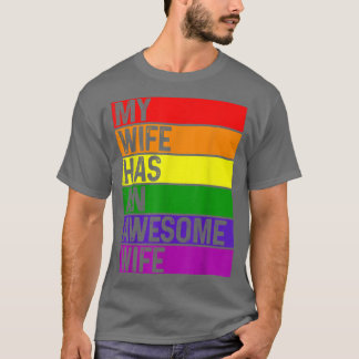 T-shirt Femme lesbienne drôle LGBTQ Mois Gay pride Rainbow