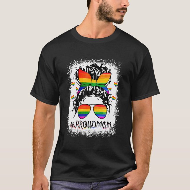 T-shirt Femme Libérer Maman Hugs LGBT Pride Correspondant  (Devant)