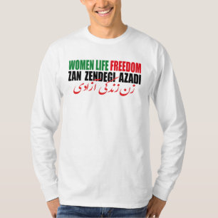 T-shirt Femme Liberté de vie Iran Zan Zendegi Azadi Perse