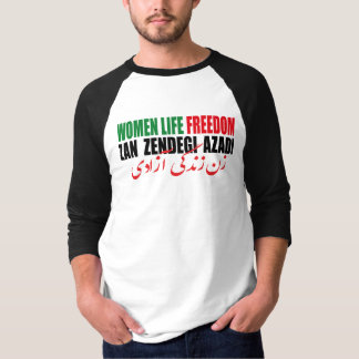 T-shirt Femme Liberté de vie Iran Zan Zendegi Azadi Perse