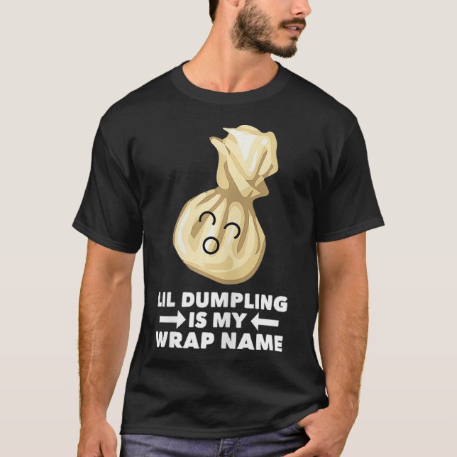 T-shirt Femme Lil Dumpling Asiatique Chinois Dim Sum Plais (Devant)