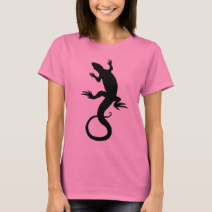 T-shirt femme Lizard Reptile Art féminin Chemises