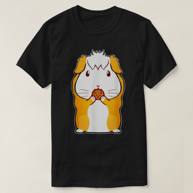 T-shirt Femme Louveuse De Cochon De Guinée Mange Cookie Gu (Design devant)