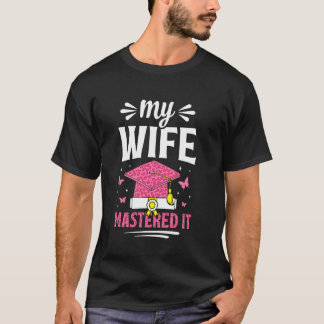 T-shirt Femme maîtrisée diplômée de maîtrise léopard