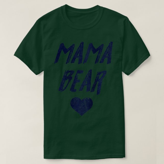 T-shirt Femme Mama Bear (4) (Design devant)