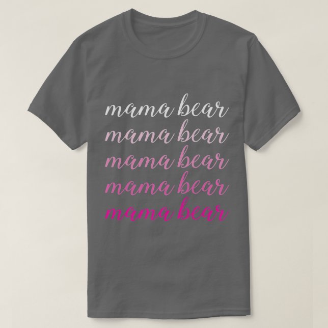 T-shirt Femme Mama Bear (9) (Design devant)