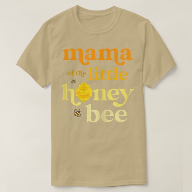 T-shirt Femme Mama of Little Honey Bee Anniversaire Sexe R (Design devant)