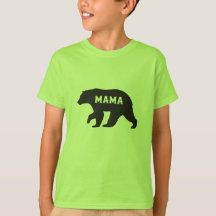 Femme Mama Ours T Chemise mignonne drôle Meilleure