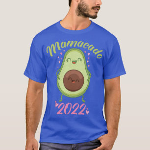 T-shirt Femme Mamacado 2022 Baby shower de grossesse Mama