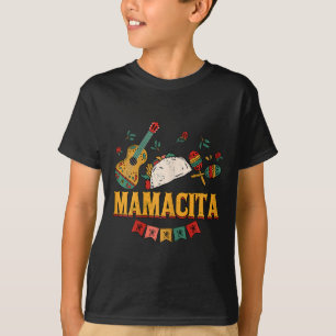 T-shirt Femme Mamacita Mexico Mom Cinco De Mayo