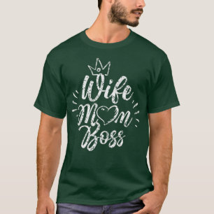 T-shirt Femme Maman Boss Feminisme Femme Femme Femme Femme