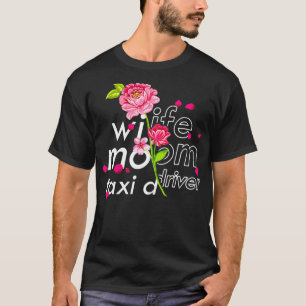 T-shirt Femme Maman Chauffeur Tai Cute Floral Mothers Day