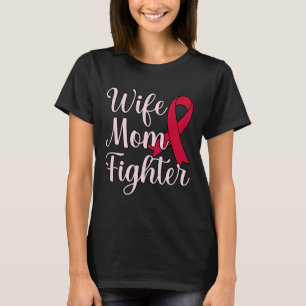 T-shirt Femme Maman Combattante Cerveau Aneurysme Mois de