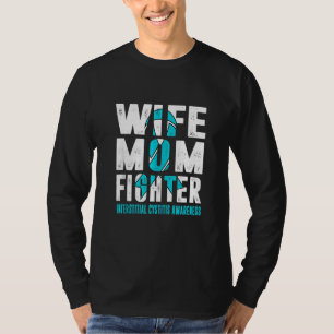 T-shirt Femme Maman Combattante Interstitielle Cystite Sen
