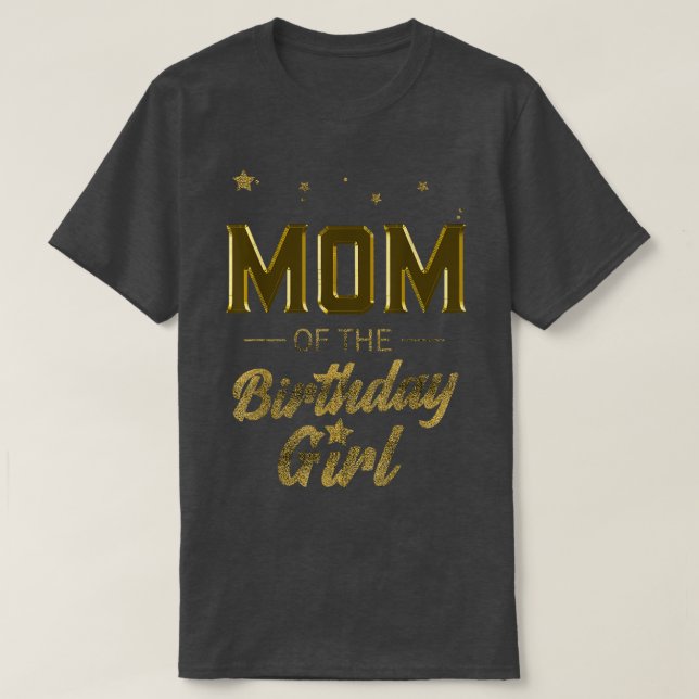 T-shirt Femme Maman de l'anniversaire Fille Mama Maman Mam (Design devant)
