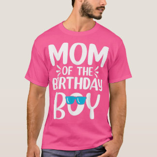 T-shirt Femme Maman de l'anniversaire garçon drôle Mama mè