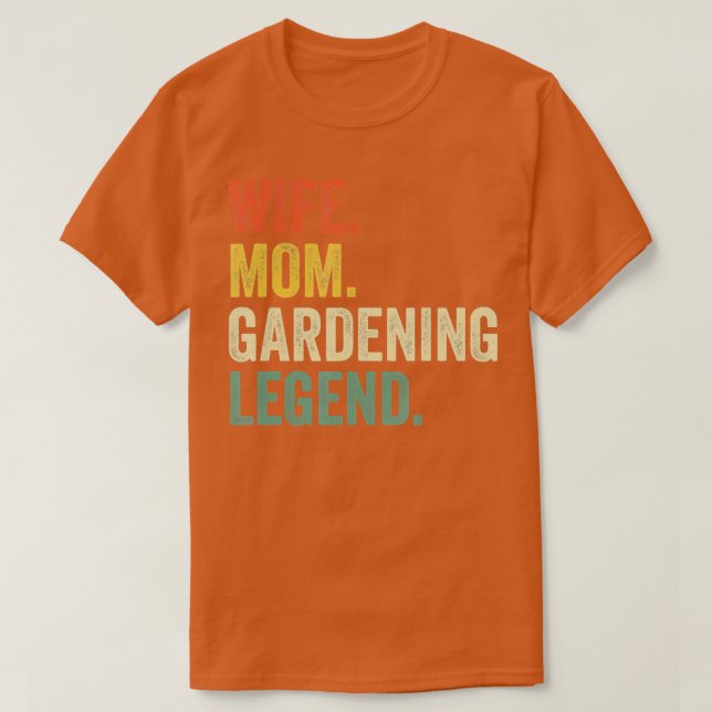 T-shirt Femme Maman Jardin Légende Drôle Gardener Mère TS (Design devant)