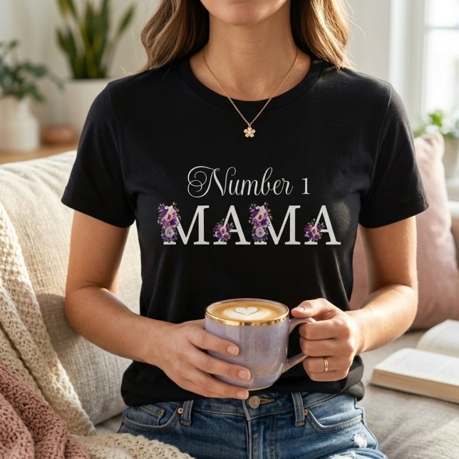 T-shirt Femme Maman N°1 (Créateur téléchargé)