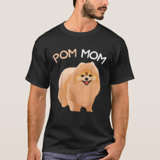 T-shirt Femme maman poméranienne Pom maman poméranienne