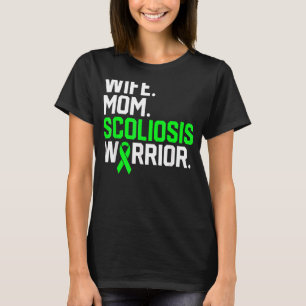 T-shirt Femme Maman Scoliose Guerrier Sensibilisation Se B