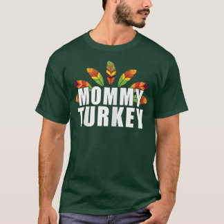 T-shirt Femme maman Turquie Thanksgiving mignonne Thanksgi