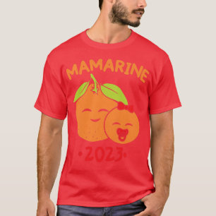 T-shirt Femme Mamarine 2023 Grossesse Annonce Mère