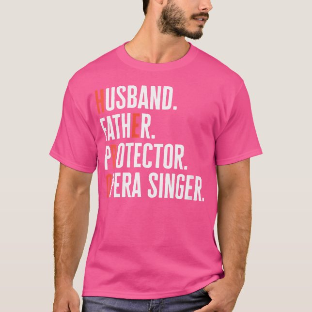T-shirt Femme Mari Père Protecteur Opéra Chanteur Musique (Devant)