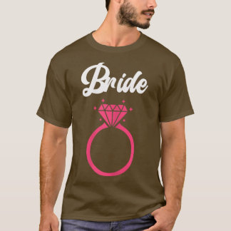 T-shirt Femme Mariage Mariée Je Viens De Marier Mon Husba