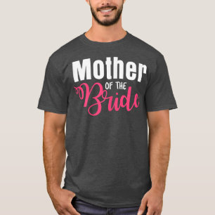 T-shirt Femme Mariage Mère De La Mariée Juste Marié Br