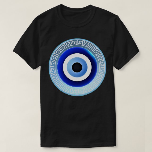 T-shirt Femme Mati Evil Eye grec clé Premium (Design devant)