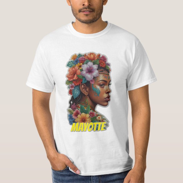 T-SHIRT FEMME MAYOTTE (Devant)