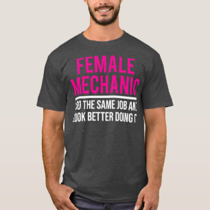 T-shirt Femme Mécanique Funny Femmes Mécanique Cadeau
