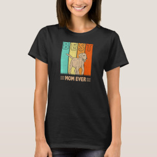 T-shirt Femme Meilleur Afador Maman Chien Jamais Rétro Gra