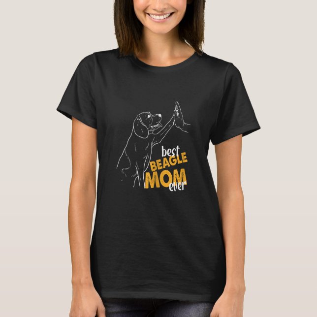 T-shirt Femme Meilleur Beagle Maman Jamais Beagle Jumper M (Devant)