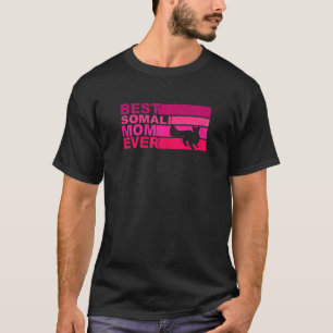 T-shirt Femme Meilleur chat somalien Maman jamais