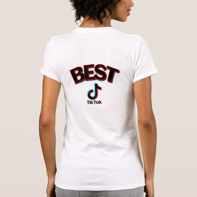 T-shirt femme meilleur tiktok (Dos)