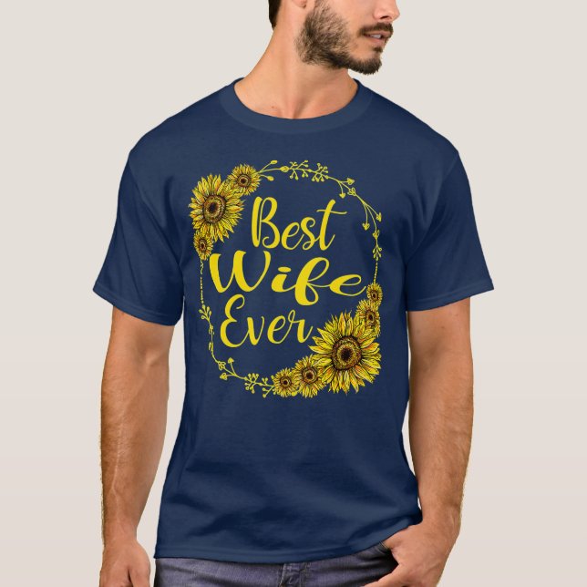 T-shirt Femme Meilleure femme jamais tournesol Mères jour  (Devant)