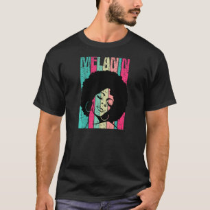 T-shirt Femme Melanin Femme Blak Princesse Black Pride Af