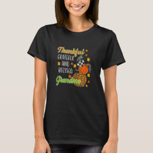 T-shirt Femme Merci Grateful Grand-mère Automne Fa