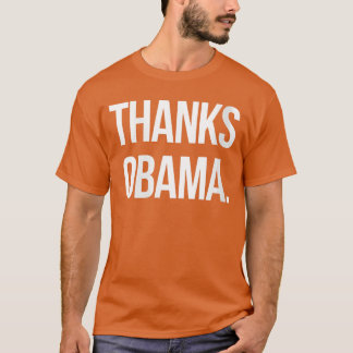 T-shirt Femme Merci Obama col en V