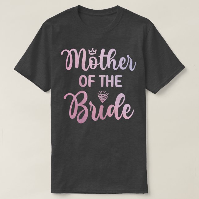 T-shirt Femme Mère De La Mariée Bridal Shower Mariage D (Design devant)