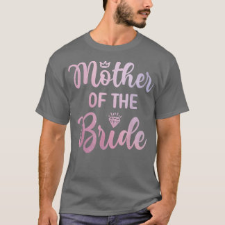 T-shirt Femme Mère De La Mariée Bridal Shower Mariage D