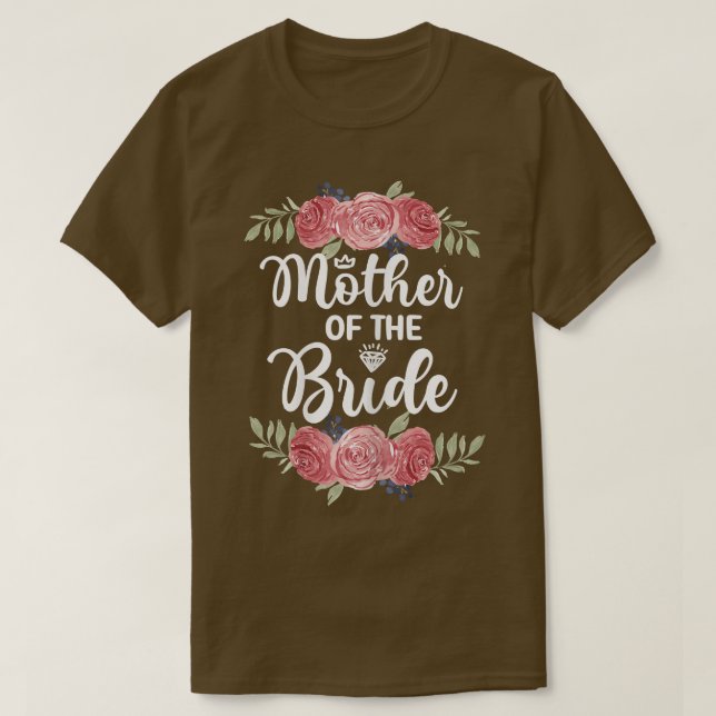T-shirt Femme Mère De La Mariée Enterrement De Vie De Jeun (Design devant)