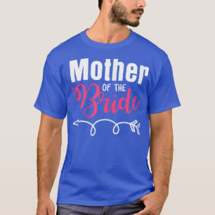 T-shirt Femme Mère De La Mariée Famille Juste Mariée Épous