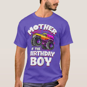 T-shirt Femme Mère De L'Anniversaire Garçon Monster Camion
